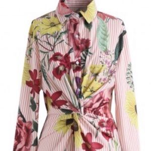 Chicwish floral striped dress